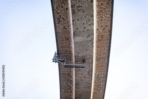 Photos Ausgebesserte Köhlbrandbrücke von unten