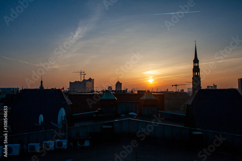 Über den Dächern von Hamburg 2013
