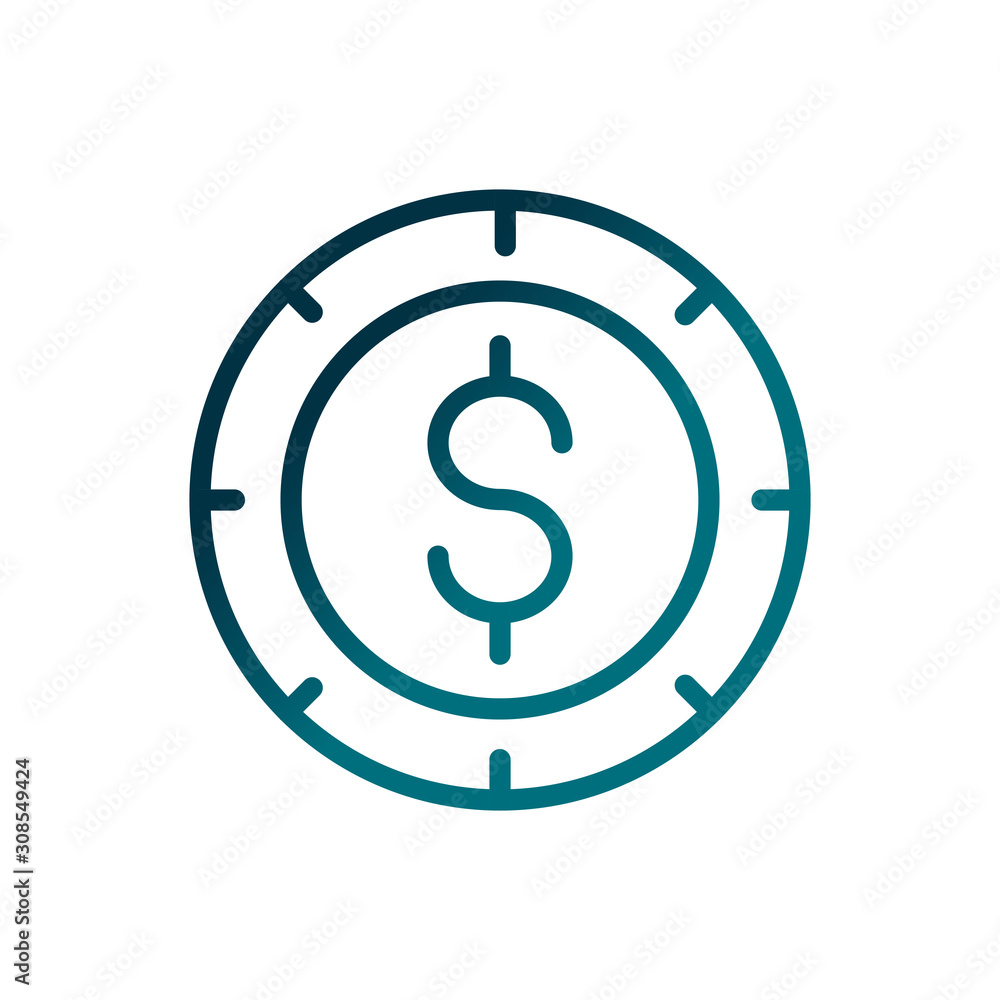 economy business money currency coin gradient line economy business money currency coin gradient line