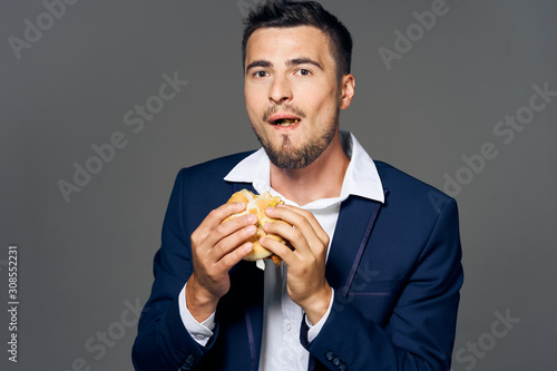 businessman with cup of coffee