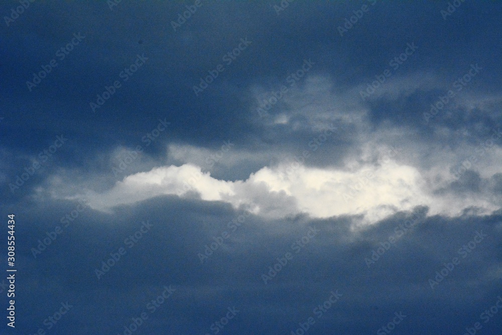 Obraz premium dramatic sky with clouds