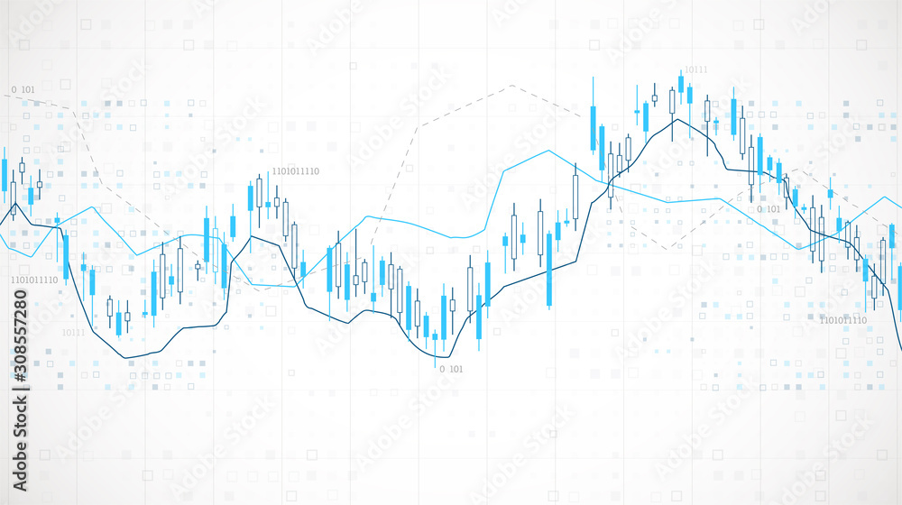 Financial trade concept. Stock market and exchange. Candle stick graph chart. Financial trade concept. Stock market and exchange. Candle stick graph chart.