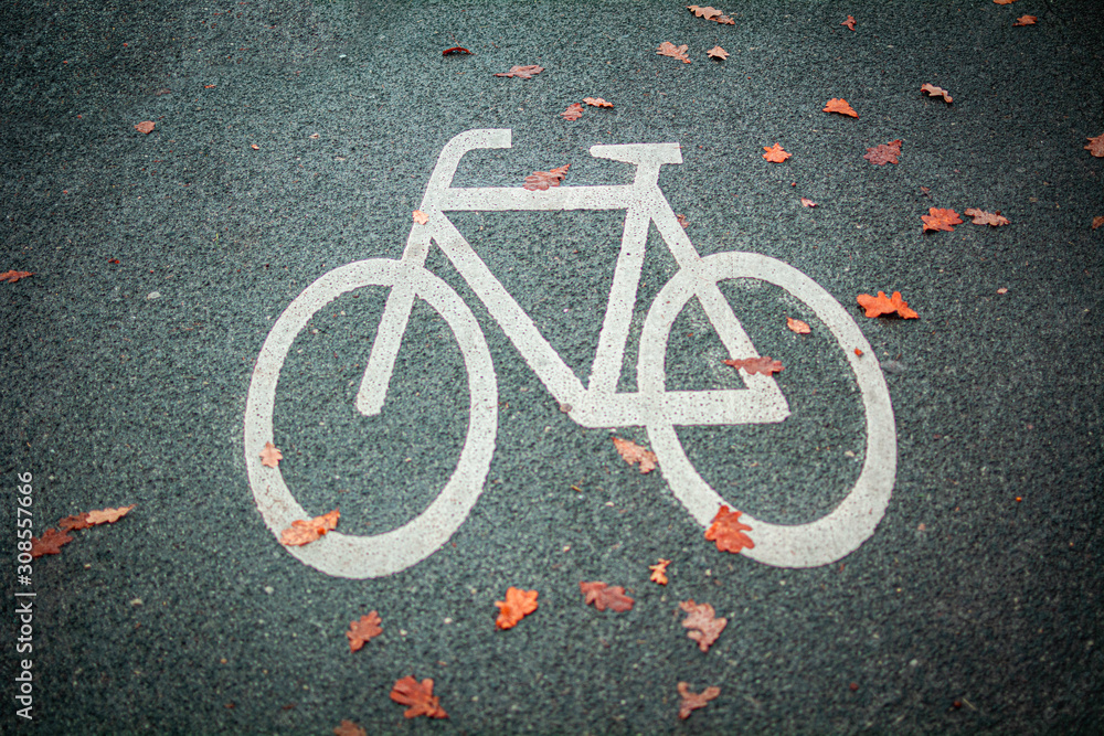 Radweg Zeichen Radweg Zeichen