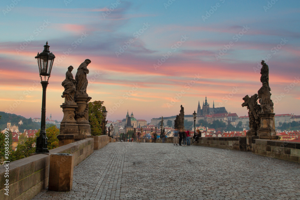 Fototapeta premium Prague - Charles bridge, Czech Republic