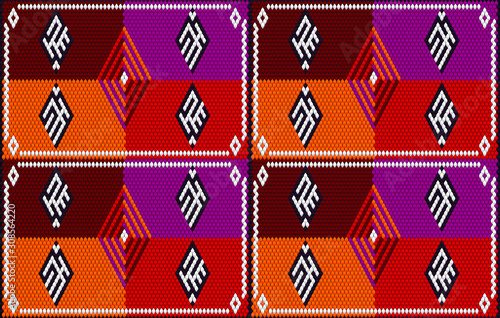 The traditional ornament of the inhabitants of the east and the Arab world.