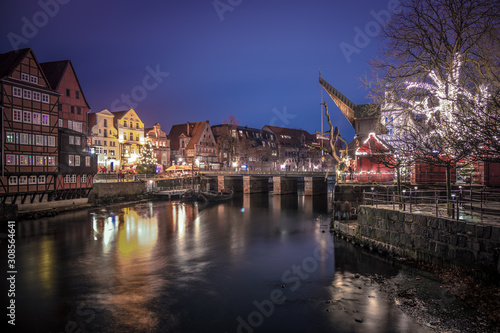 Der Lüneburger Stintmarkt zur Weihnachtszeit