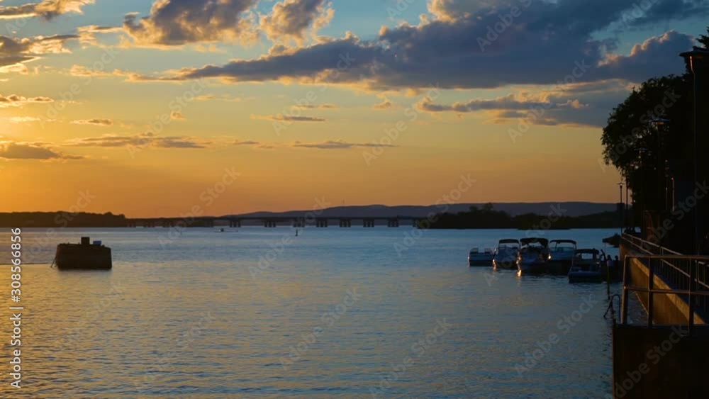 Beautiful Summer Sunset in Montreal, Canada Beautiful Summer Sunset in Montreal, Canada