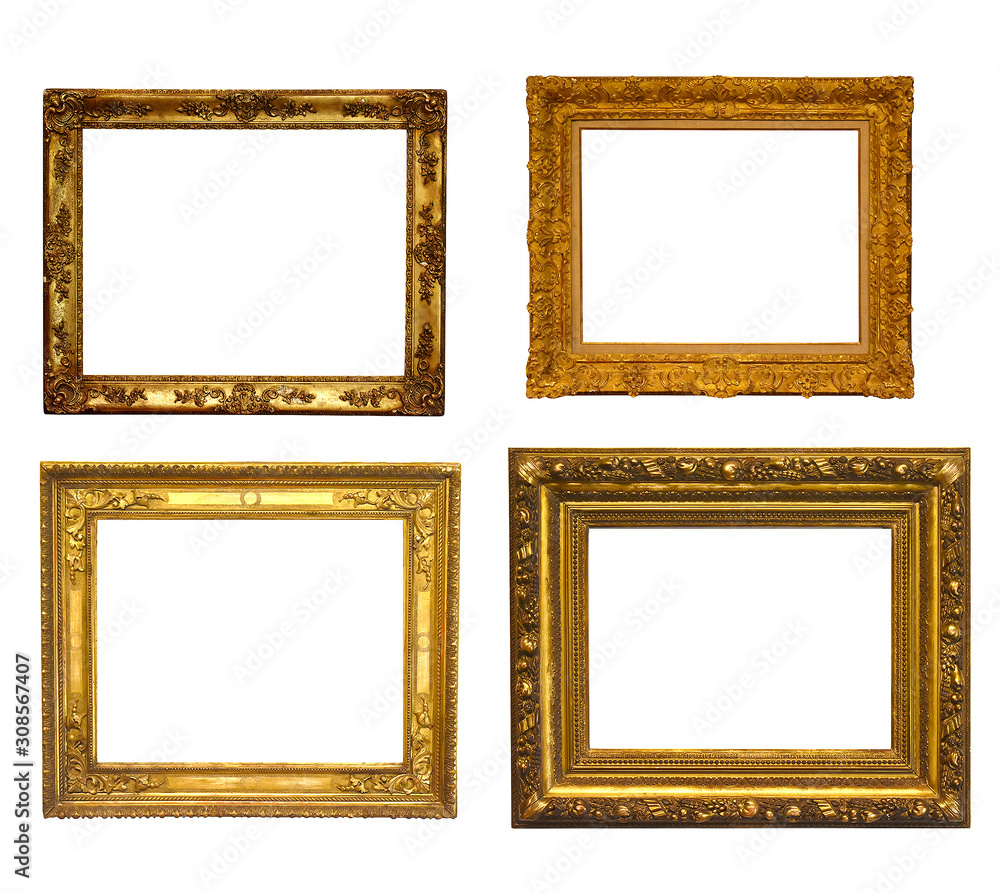 antique isolated golden frame pictures antique isolated golden frame pictures