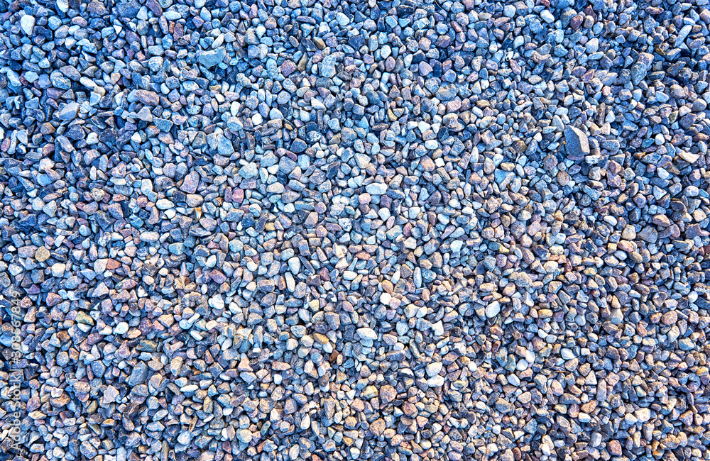 Stone pebble background for indoor outside decoration.