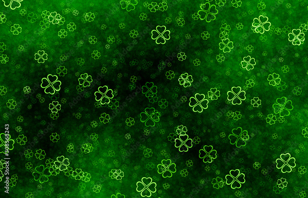 green lucky shamrocks green lucky shamrocks