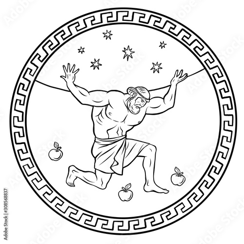 Steal the golden apples of the Hesperides. 12 Labours of Hercules Heracles