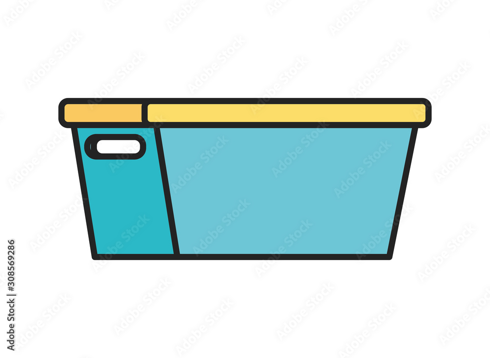 plastic bucket clean tool icon plastic bucket clean tool icon