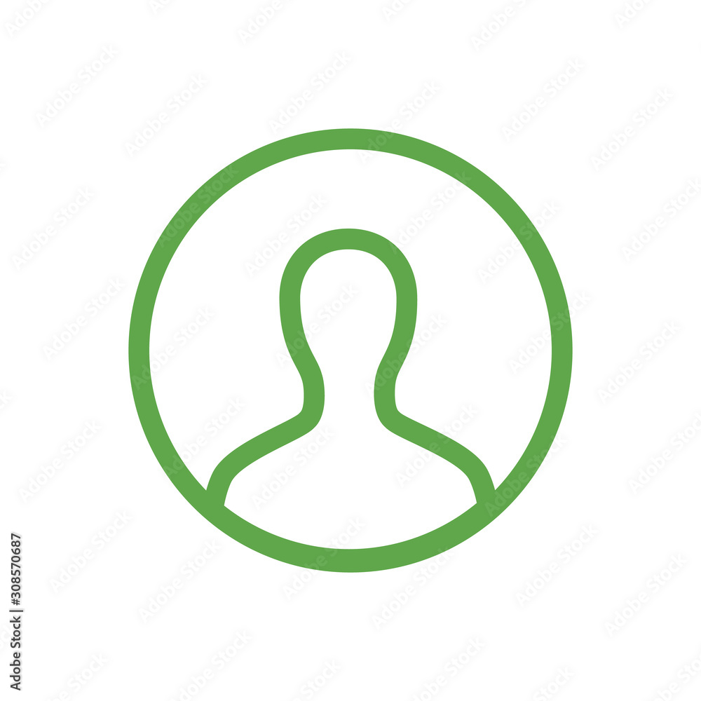 male avatar profile picture green earth volunteer member Stock Vector ...