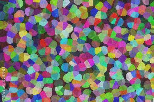Mosaic colorful circle pattern  texture