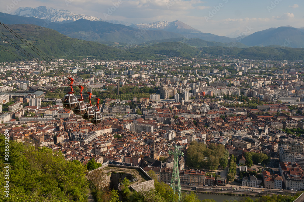 Grenoble et son téléphérique 