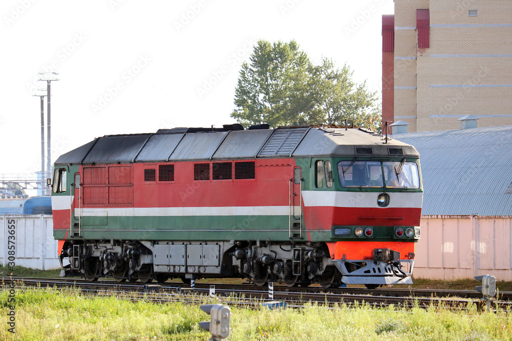 Fototapeta premium train at the railway station