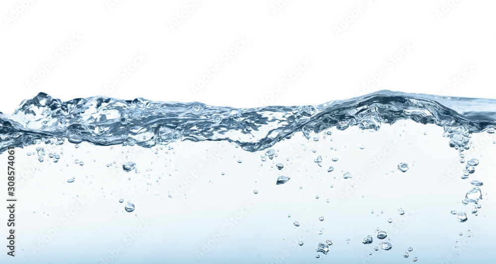 Beautiful clear water splash isolated on white Beautiful clear water splash isolated on white
