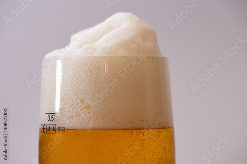 Blume Bier, Bierblume, Bierglas, Glas, Bierschaum, Schaum Stock-Foto |  Adobe Stock