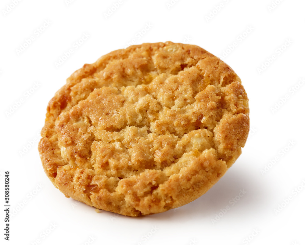 lemon cookie on white background lemon cookie on white background