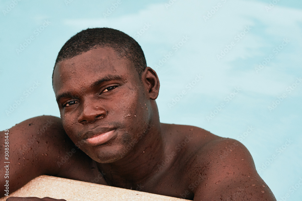 portrait of a man on the beach portrait of a man on the beach