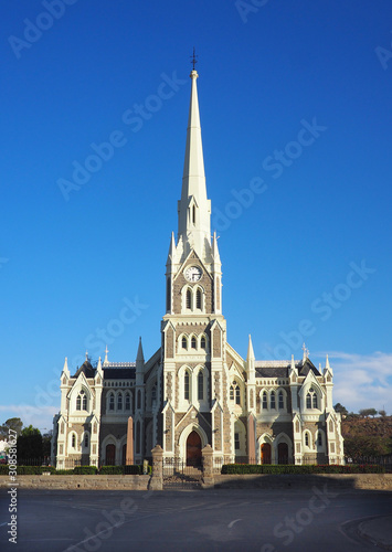 Landmark church in Graaff Reinet, South Africa photo