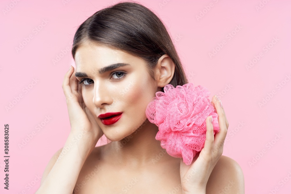 beautiful woman bare shoulders clean skin beautiful woman bare shoulders clean skin