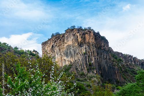 Garni Gorge, Volcanic Basalt Columns, Garni, Armenia. © Zamarreñian