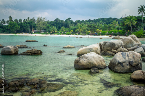 Rocks at the beach of Bintan, Indonesia