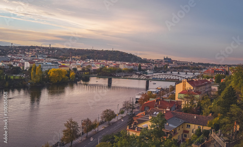View of Prague at sunset IV, Czech Republic
