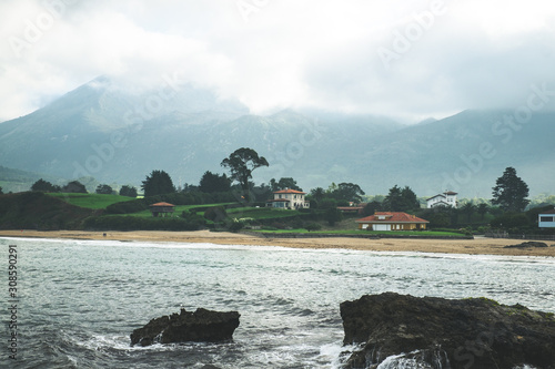 Photography Beach and countryside of La Isla, Asturias, Spain