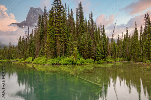 Island on Emerald Lake Canada © Tammi Mild