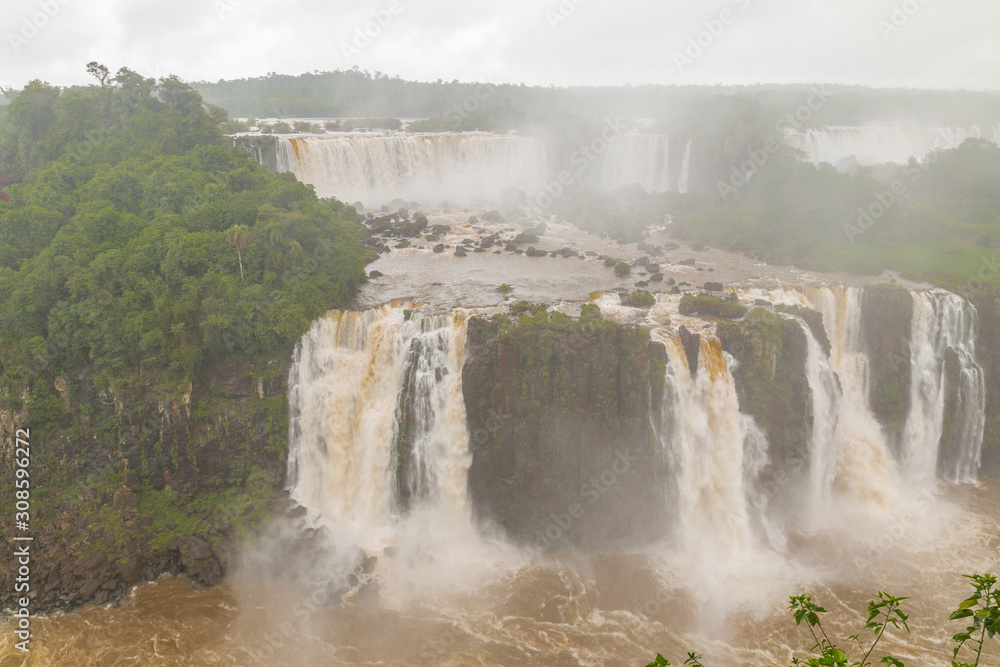 Iguazu Falls from the Brazilian side, South America Iguazu Falls from the Brazilian side, South America