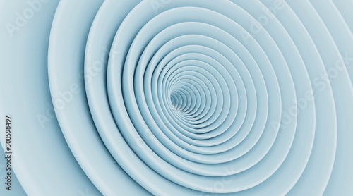 Fototapeta Naklejka Na Ścianę i Meble -  abstract baby blue swirl background 3d illustration render