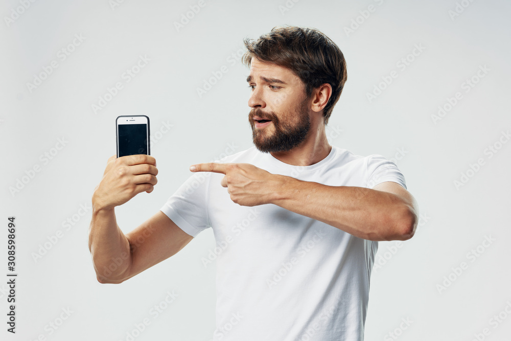 man taking photo with mobile phone man taking photo with mobile phone