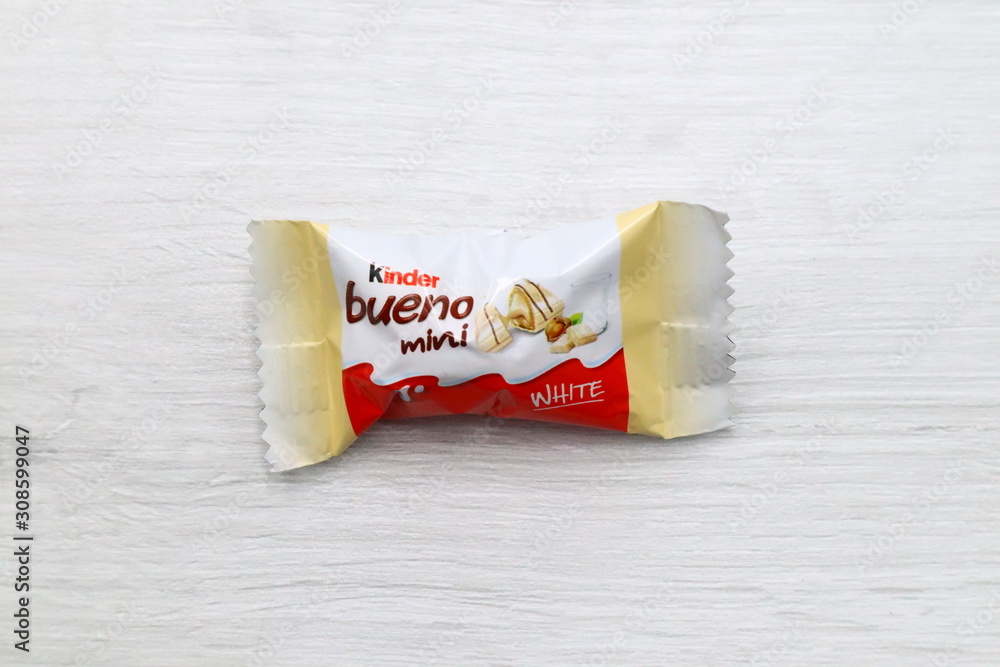 Kinder Ferrero Chocolates. Kinder is a brand of products made in