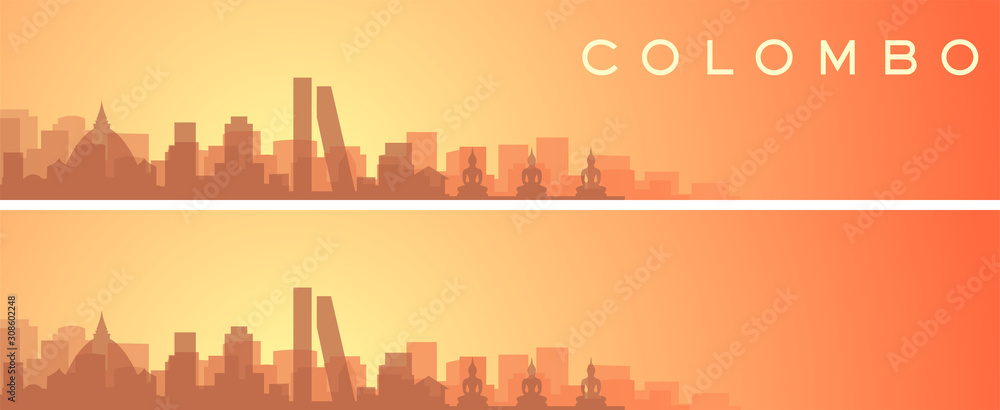 Colombo Beautiful Skyline Scenery Banner