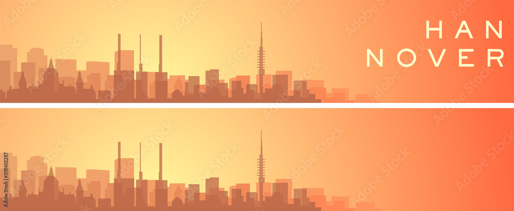 Hannover Beautiful Skyline Scenery Banner