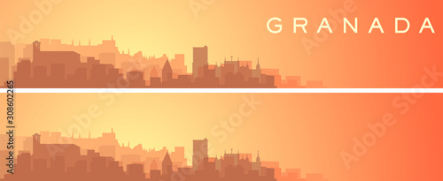 Granada Beautiful Skyline Scenery Banner