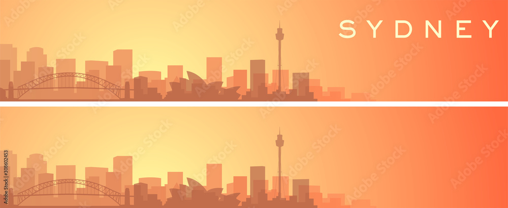 Sydney Beautiful Skyline Scenery Banner