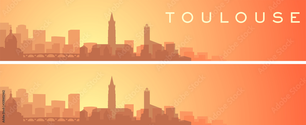 Toulouse Beautiful Skyline Scenery Banner