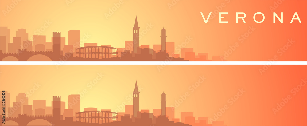 Verona Beautiful Skyline Scenery Banner