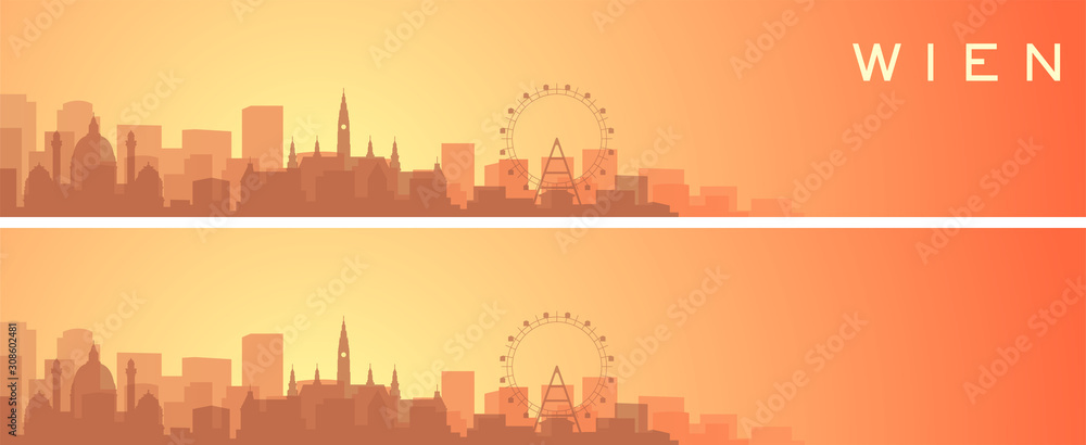 Vienna Beautiful Skyline Scenery Banner Vienna Beautiful Skyline Scenery Banner
