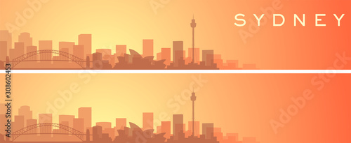 Sydney Beautiful Skyline Scenery Banner