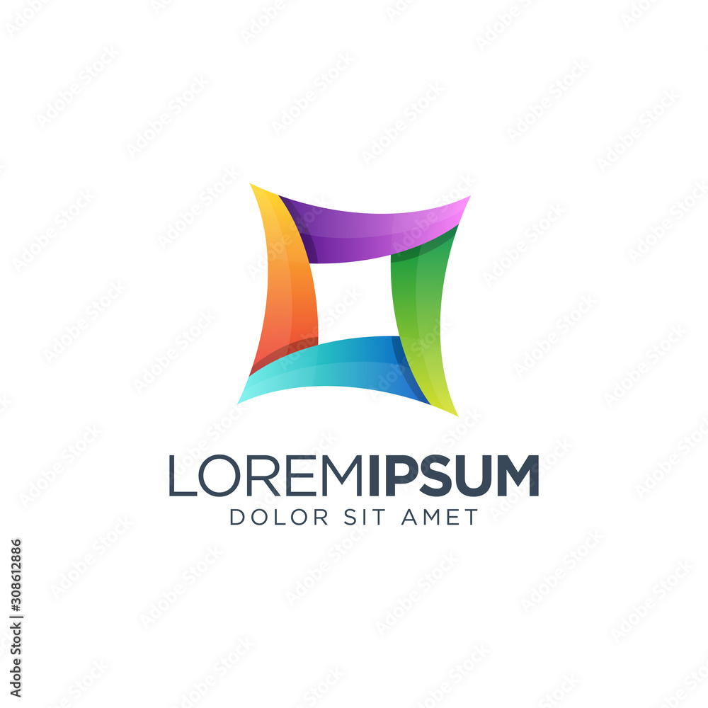 Square Logo Design Square Logo Design