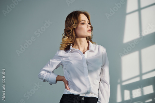 businesswoman with arms crossed