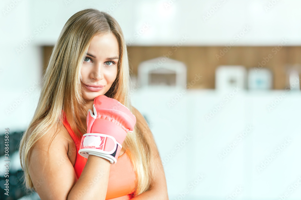 Pink top mma gloves