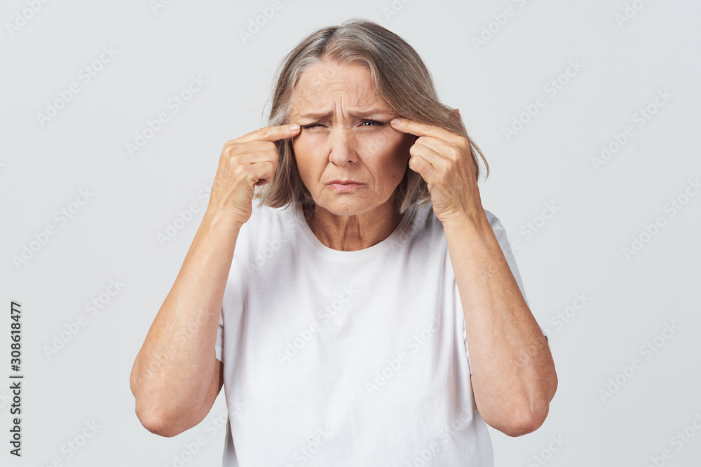 man with headache isolated on white man with headache isolated on white
