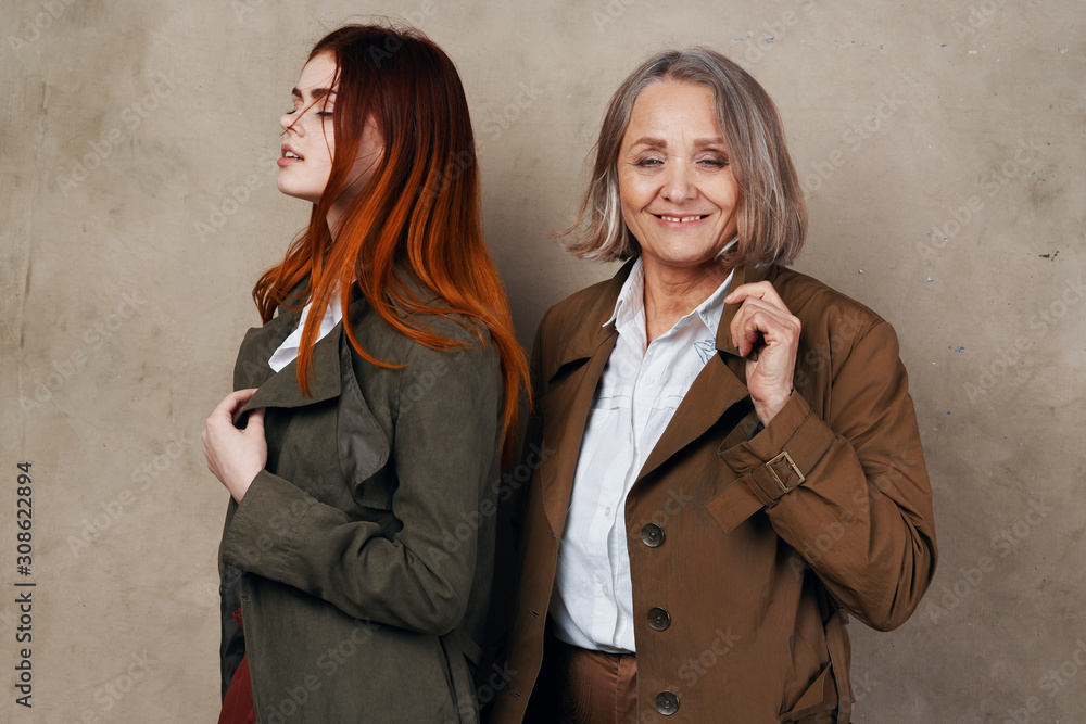 two women in casual clothes