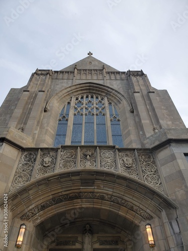 Church with Cloudy Sky