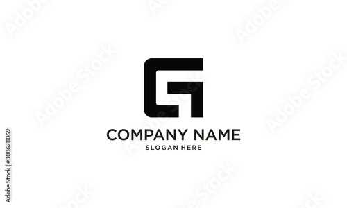 Letter C and G logo icon design template elements